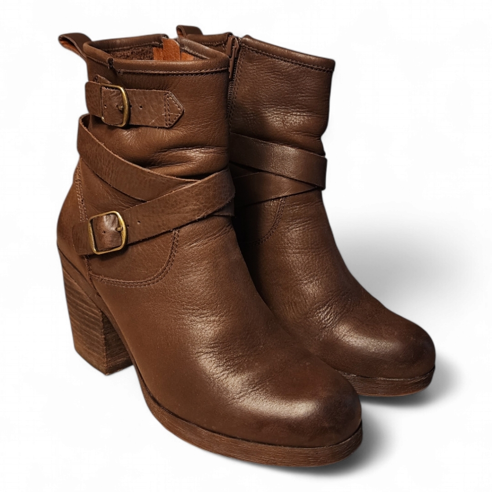 Lucky Brand Orenzo, Brown leather, Size 8.5